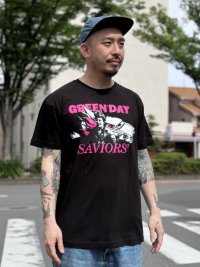 送料無料 カリフォルニア買付アイテム Lサイズラスト1枚で終了 GREEN DAY / Saviors Tシャツ