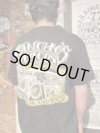 Lサイズラスト1枚で終了 送料無料 SANCHO'S TACOS / Logo 半袖Tシャツ BLACK