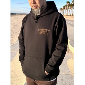 画像2: 送料無料 FUCKIN' MELLOW CLOTHING / Long Beach Posse プルオーバーパーカー BLACK/BROWN
