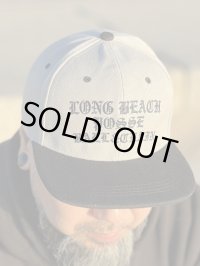 ラスト2枚で終了 FUCKIN' MELLOW CLOTHING / Long Beach Posse スナップバックキャップ GREY/BLACK