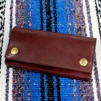 FUCKIN' MELLOW CLOTHING / Trucker Leather Wallet 長財布 BROWN