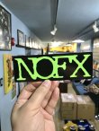 画像2: NOFX / Logo ステッカー GREEN (2)