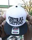 画像1: ラスト1枚で終了 Tokarev Clothing Store & Central Tattoo Parlor / BALL&CHAIN別注 スナップバックキャップ BLACK x WHITE (1)