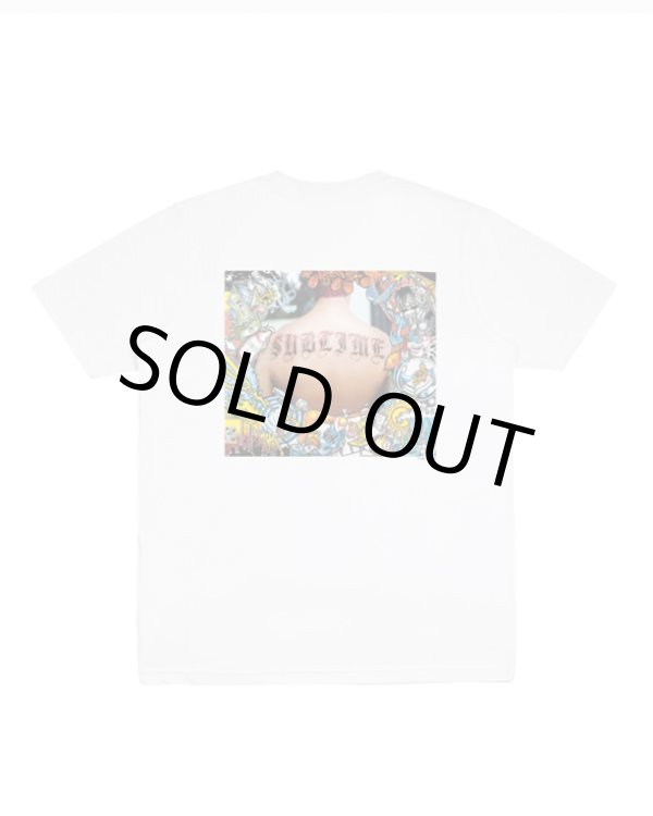 画像1: 12月29日24時締切 予約注文 送料無料 SUBLIME x POT MEETS POP Self Titled 半袖Tシャツ ホワイト (1)