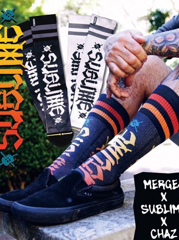 画像1: MERGE4 SOCKS / SUBLIME - CHAZ TAG MULTI ソックス (1)