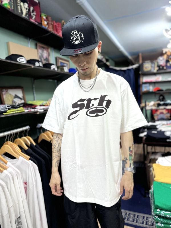 画像1: SRH / SNAKE HEAVYWEIGHT Tシャツ WHITE (1)