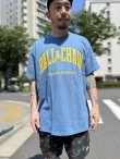 画像2: FUCKIN' MELLOW CLOTHING / Long Beach Posse artwork by PICTURE MOUSE 半袖 Tシャツ INDIGO BLUE (2)