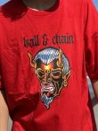 画像3: 送料無料 OPIE ORTIZ x BALL&CHAIN / "ORTIZ" 1998-2024 Reprint Red Devil Tシャツ レッド (3)