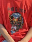 画像6: 送料無料 OPIE ORTIZ x BALL&CHAIN / "ORTIZ" 1998-2024 Reprint Red Devil Tシャツ レッド (6)