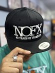 画像3: 送料無料 ラスト1枚で終了 NOFX / 40 YEARS OF F'N UP スナップバックキャップ (3)