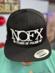 画像1: 送料無料 ラスト1枚で終了 NOFX / 40 YEARS OF F'N UP スナップバックキャップ (1)