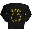 画像6: 送料無料 NIRVANA / Yellow Happy Face スウェット (6)