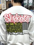 画像3: 送料無料 Lサイズ1枚のみの入荷 SLIPKNOT / Barcode 長袖Ｔシャツ (3)