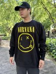 画像2: 送料無料 NIRVANA / Yellow Happy Face スウェット (2)