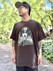 画像5: LONG BEACH DUB ALLSTARS / Tattoo Girl Artwork by Opie Ortiz Tシャツ チョコレート (5)