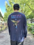 画像1: 送料無料 2XL3枚のみの入荷 NIRVANA / Gradient 長袖Ｔシャツ (1)