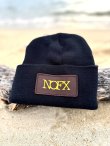 画像1: 送料無料 限定3枚入荷 NOFX / Logo ニットキャップ (1)