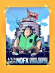 画像1: 送料無料 ラスト6枚で終了 FAT WRECK CHORDS / ″NOFX LAST SHOW″ 300枚限定販売 シルクスクリーンポスター (1)