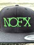 画像4: 送料無料 1枚限定入荷 NOFX / Logo スナップバックキャップ (4)