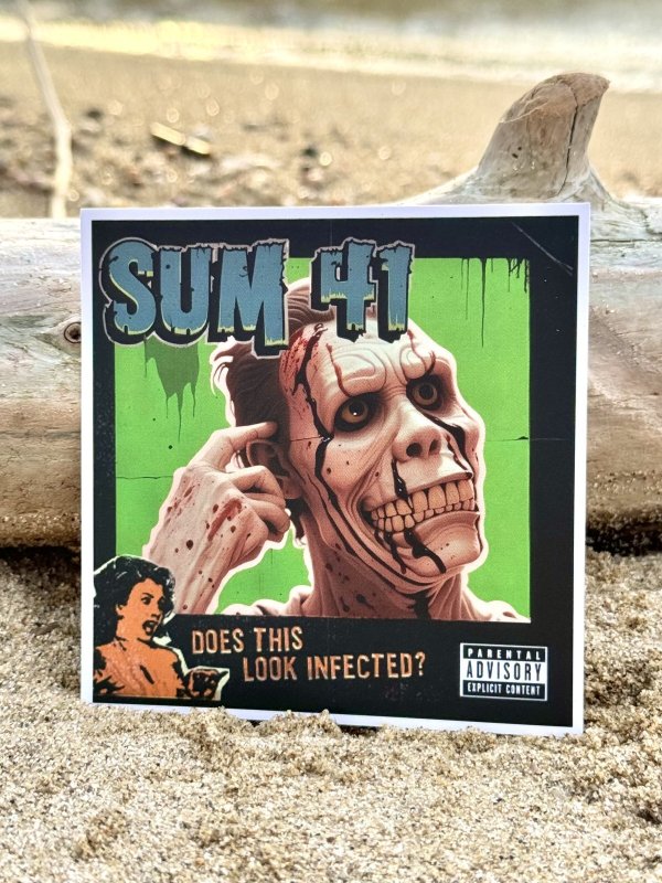 画像1: ラスト1枚で終了 SUM41 / Does This Look Infected? ステッカー (1)