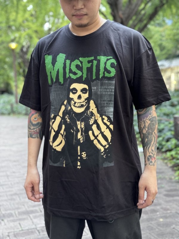 画像1: MISFITS / Crimson Ghost Tシャツ ブラック (1)