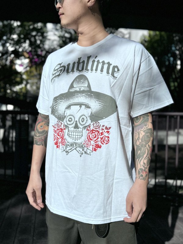 画像1: SUBLIME / Mexican Skull Tシャツ (1)