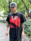 画像2: XLラスト1枚で終了 KORN / Shadow Tシャツ ブラック (2)