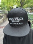 画像4: FUCKIN' MELLOW CLOTHING / Long Beach Posse スナップバックキャップ ブラック (4)