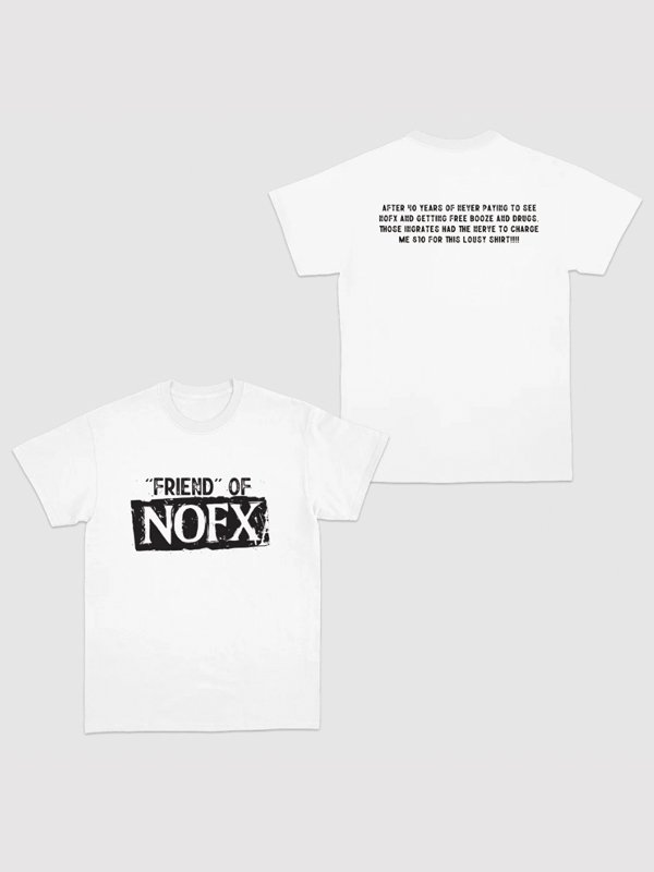 画像1: 12月11日23:59分締切 予約注文 送料無料 NOFX / Friend of NOFX Tシャツ (1)