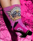 画像2: ラスト1足で終了 MERGE4 SOCKS / SUBLIME - SUBLIME SUN PINK FOR WOMEN ソックス (2)