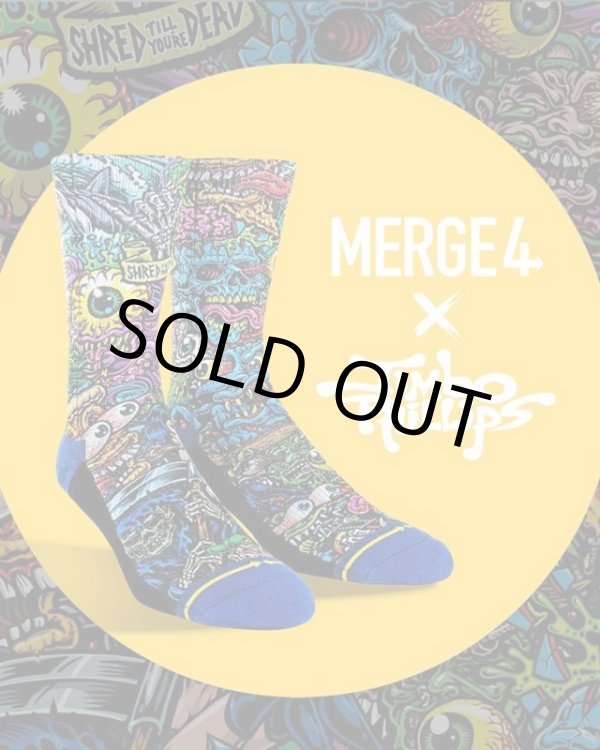 画像1: ラスト2足で終了 MERGE4 SOCKS / JIMBO PHILLIPS - Jam Packed ソックス (1)