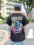 画像2: 送料無料 カリフォルニア買付アイテム Mサイズラスト1枚で終了 NIRVANA / Floral Smiley Tシャツ (2)