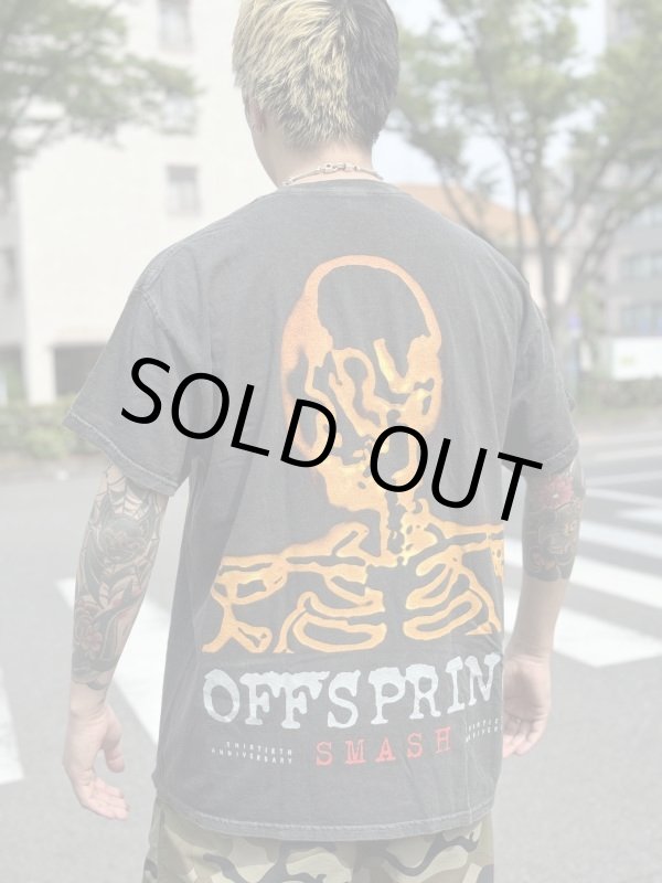 画像1: 送料無料 カリフォルニア買付アイテム THE OFFSPRING / Smash 顔料染め 古着加工 Tシャツ (1)