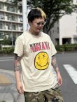 画像1: 送料無料 カリフォルニア買付アイテム XLラスト1枚で終了 NIRVANA / Smiley Face Tシャツ (1)