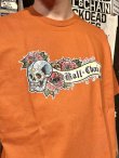 画像4: "OPIE ORTIZ x BALL&CHAIN" / Skull & Rose コラボTシャツ TEXAS ORANGE (4)