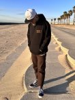 画像5: 送料無料 FUCKIN' MELLOW CLOTHING / Long Beach Posse プルオーバーパーカー BLACK/BROWN (5)