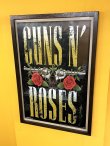 画像1: ラスト1枚で終了 GUNS N' ROSES / Stacked Logo ポスター (84cm x 57cm) (1)