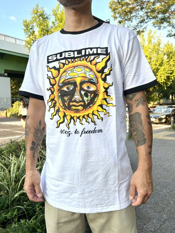 SUBLIME / 40oz to Freedom リンガーTシャツ